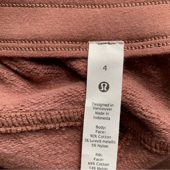 BNWOT Lululemon Scuba HR Jogger 7/8 Length Smoky Topaz Sparkle - Picture 4 of 8